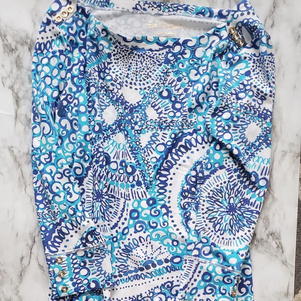 Lilly Pulitzer Sophie Resort White Midnight Blue